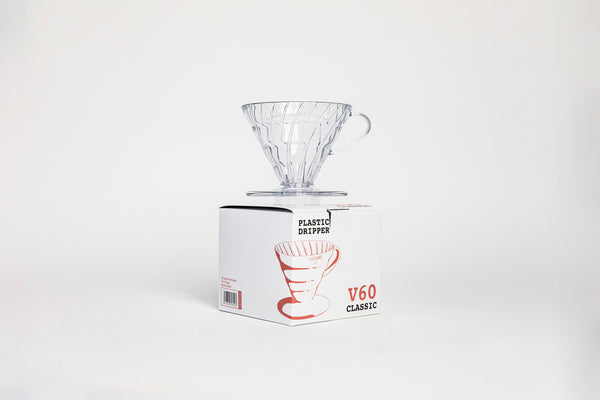 Hario V60 Plastic Coffee Dripper 02 - Clear